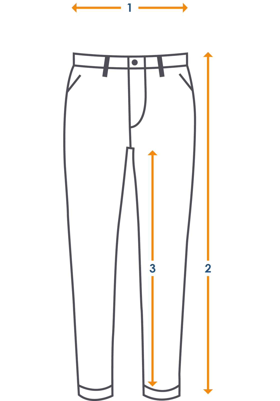 Meetinstructies lange broek Meetinstructies lange broek